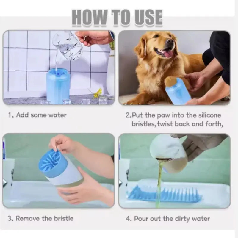 Portable Dog Paw Cleaning Cup by Pawfect Clean