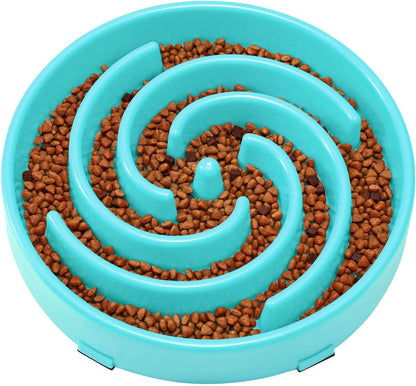 Slow Feeder Bowl for Large and Medium Dogs, Anti-Gulping Design to Prevent Bloat and Choking
